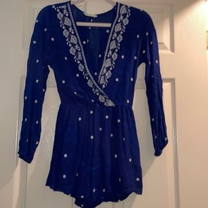 Dark blue romper